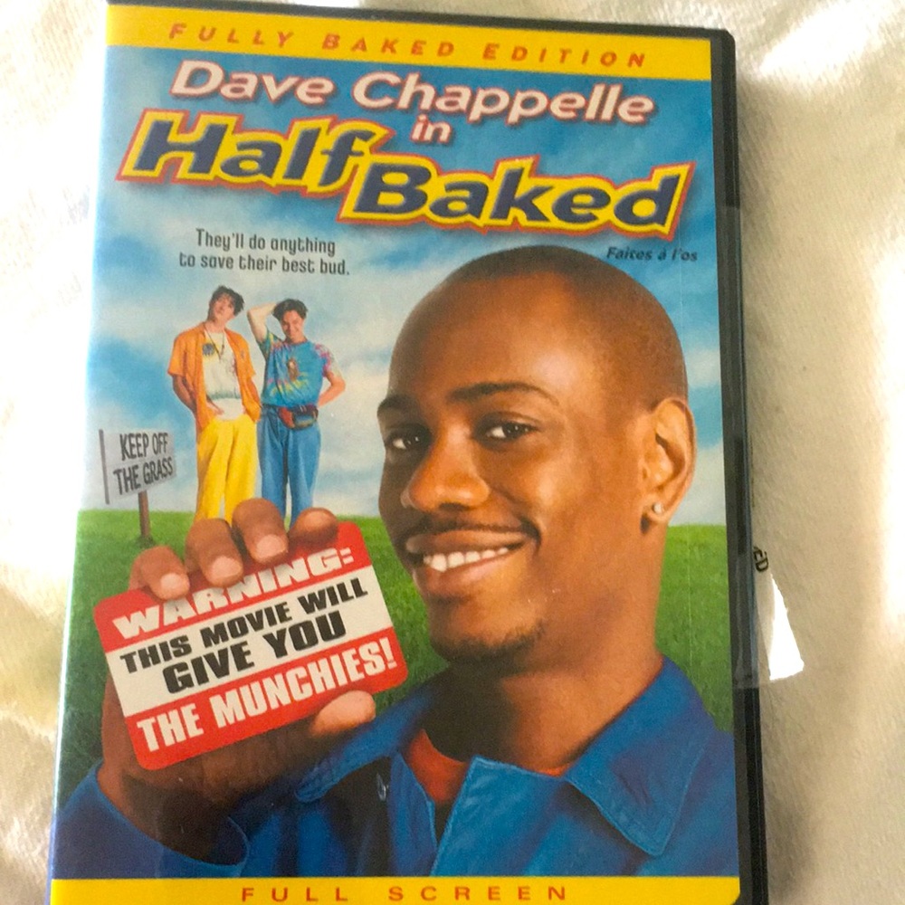 🍿 4/$20 Half Baked DVD Dave Chappelle Hilarious Full Screen Comedy Movie